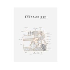 Urban City Map Print