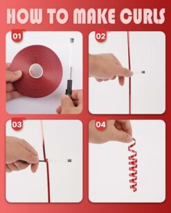 Red Curling Ribbon for Decorations