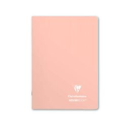 lined staplebound notebook a5 coral