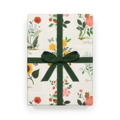 botanical wrapping paper