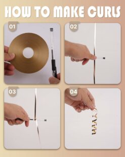 Golden Curling Ribbon for Decorations