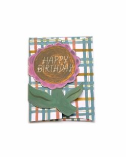birthday floral cutout