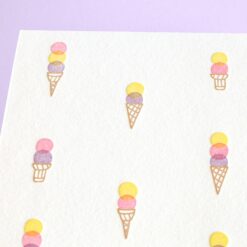 Ice Cream Design Stationery Set