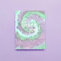 hand-dyed gratitude note