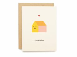 Visit Us Greeting Card