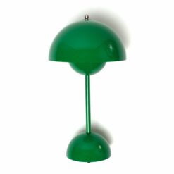 portable table lamp in green