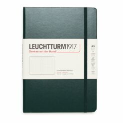 dark green hardcover a5 medium notebook a5 dotted