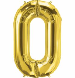 Gold Number Balloon 34 Foil Mylar