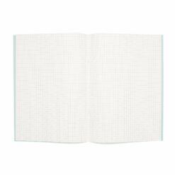 light green notebook with lines A4