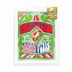 festive holiday card with accessory