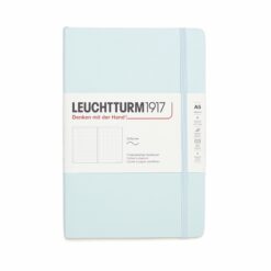 light green a5 softcover journal dotted