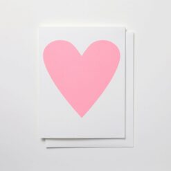 Soft Pink Heart Card