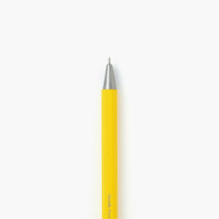 yellow wooden pocket pen