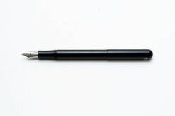 Compact Aluminum Fountain Pen Black Fine