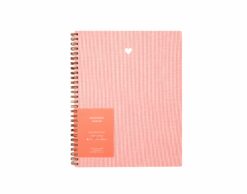 Pink Heart Notebook Lined