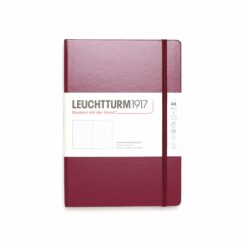Hardcover Medium Notebook A5 Port Red Dotted