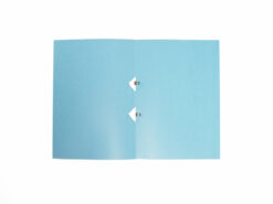 light blue file organizer