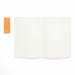 Portable Blank Apricot Notebook