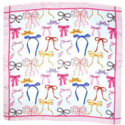 Bow Pattern Silky Bandana