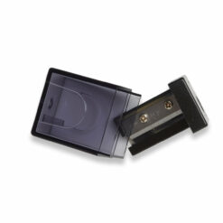 metallic gray long lead pencil sharpener