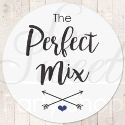 wedding favor treat bag stickers set of 24