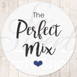wedding favor treat bag stickers set of 25