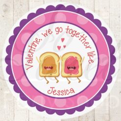 Valentine Treat Bag Sticker Set