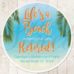 Retirement Celebration Sticker Set