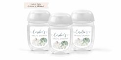 hand sanitizer labels set of 30