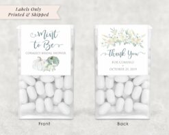 wedding favor mint labels set of 24