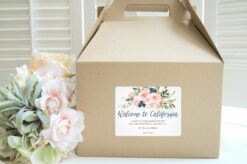 welcome gable boxes and stickers - set of 6