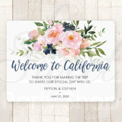 welcome bag box stickers set of 12