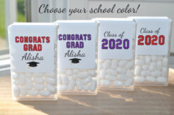 Mint Favor Labels for Graduation
