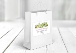 welcome bag stickers set of 12