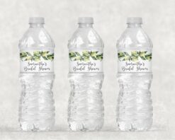 water bottle labels set of 10