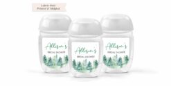 wedding favor sanitizer labels set of 30