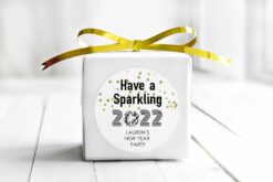 New Year's Gold Confetti Sticker Set