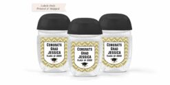 graduation hygiene labels set of 30
