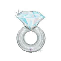 Large Diamond Ring Foil Balloon