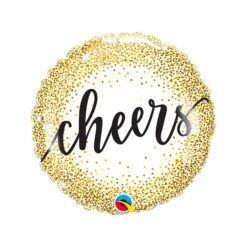 Gold Polka Dot Foil Balloon