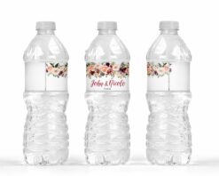 festive occasion beverage labels - set of 10