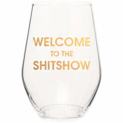 Stylish Stemless Wine Glass