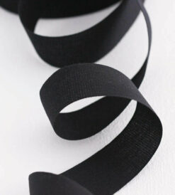 Dark Tight Weave Cotton Ribbon