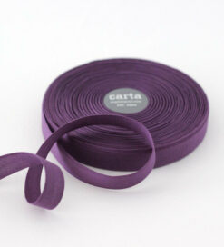 Dark woven ribbon