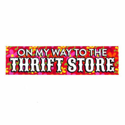 Heading to the Second-Hand Shop Sticker