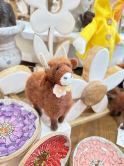 felted animal ornament