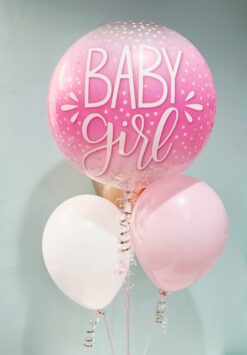 Rainbow Black Foil Balloon with Stripes and Stars