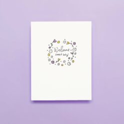 floral greeting card