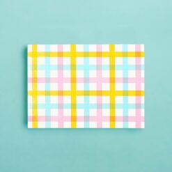 Plaid Pattern Card Set