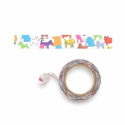 vibrant animal-themed decorative tape